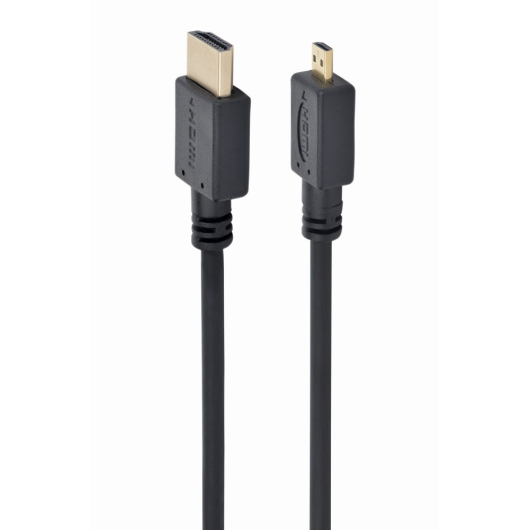HDMI male naar micro D-male zwarte kabel