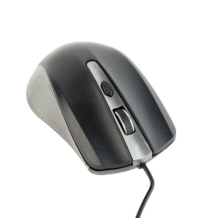 Optische muis USB zwart/antraciet-MUS-4B-01-GB