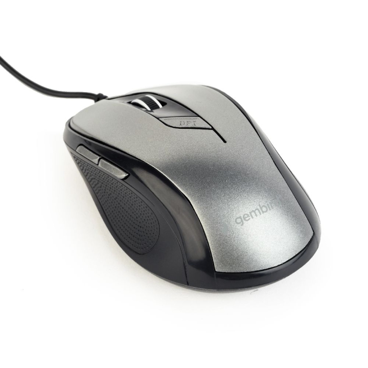 Optische muis USB zwart/antraciet-MUS-6B-01-BG
