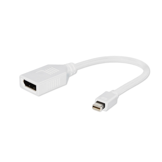 Mini DisplayPort naar DisplayPort adapterkabel 10 cm-A-mDPM-DPF-001-W
