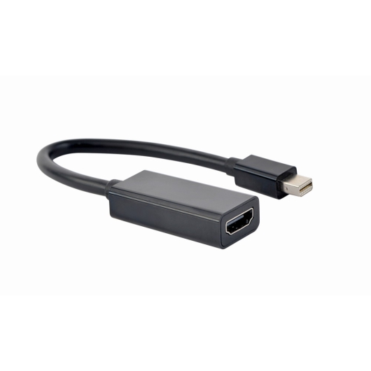 Mini DisplayPort naar HDMI adapterkabel zwart 15 cm-A-mDPM-HDMIF-02